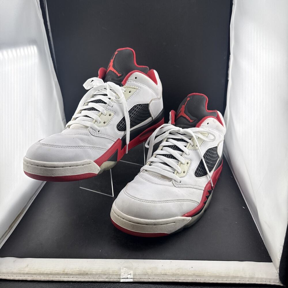 Size 12 - Air Jordan 5 Retro 2016 Low Fire Red